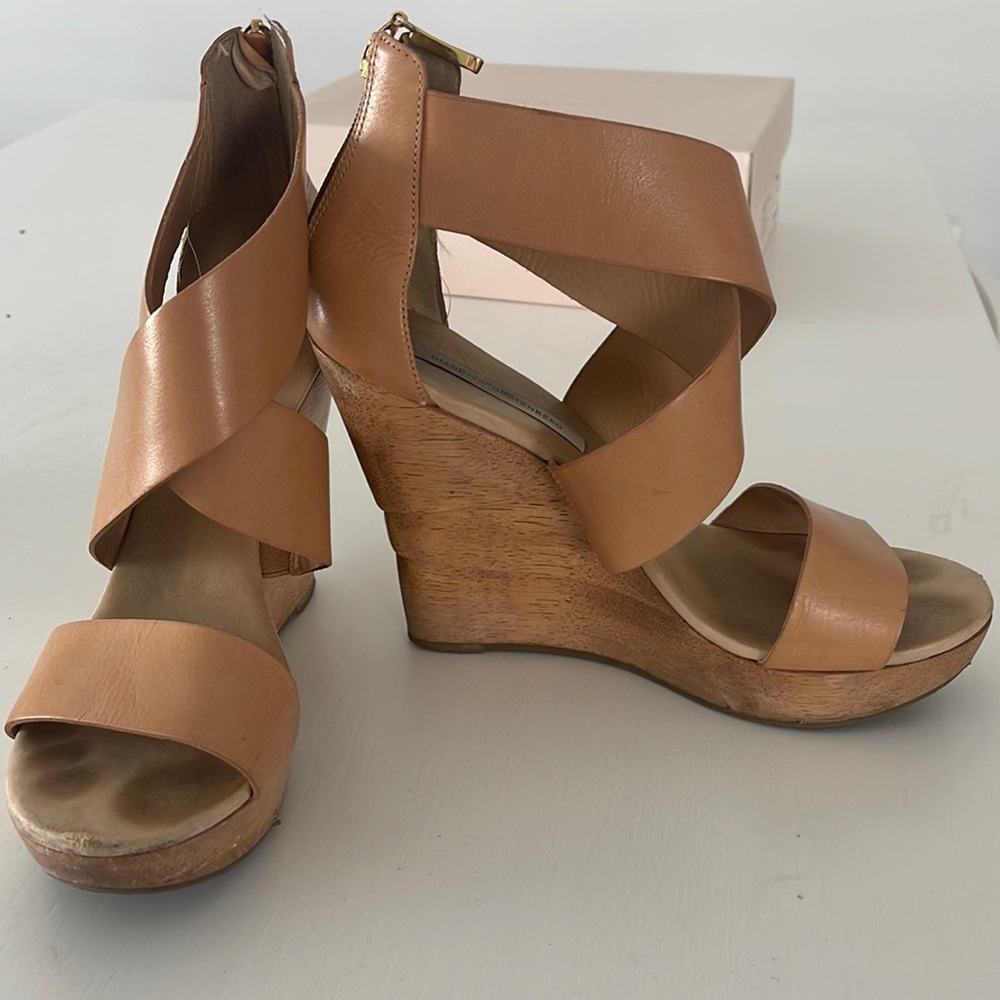 DVF - The Opal Wedge Criss-Cross